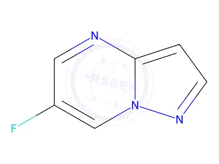 Chemical structure of 6-fluoropyrazolo[1,5-a]pyrimidine