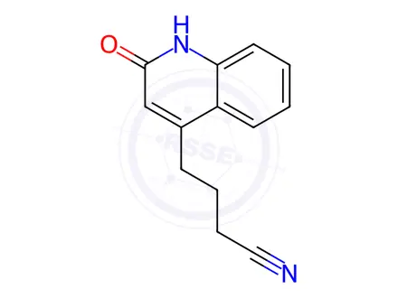 Chemical structure of 4-(2-Oxo-1,2-dihydroquinolin-4-yl)butanenitrile
