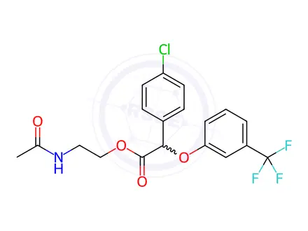 Chemical structure of Arhalofenate Impurity 1 (Halofenate)