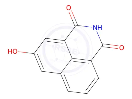 Chemical structure of 5-hydroxy-1H-benz[de]isoquinoline-1,3(2H)-dione