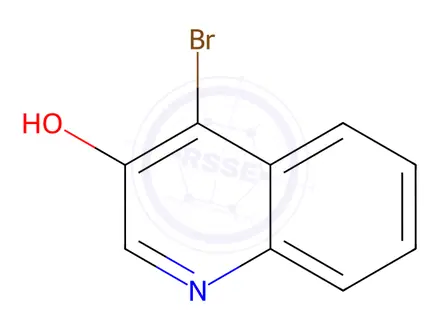 Chemical structure of 4-bromoquinolin-3-ol