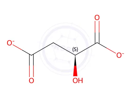 Chemical structure of L-Malic acid disodium salt
