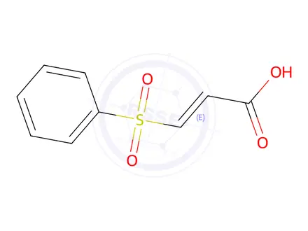 Chemical structure of (2E)-3-(Benzenesulfonyl)prop-2-enoic acid