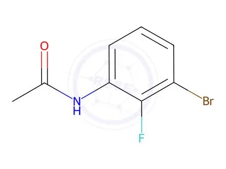 Chemical structure of N-(3-Bromo-2-fluorophenyl)acetamide