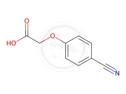 Chemical structure of (4-Cyanophenoxy)acetic Acid