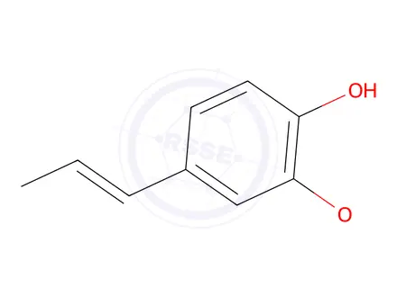 Chemical structure of Isoeugenol (cis- and trans- mixture)