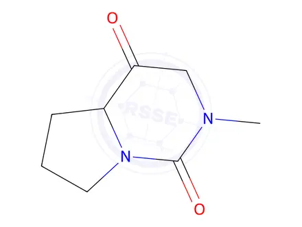 Chemical structure of 2-Methylhexahydropyrrolo[1,2-c]pyrimidine-1,4-dione