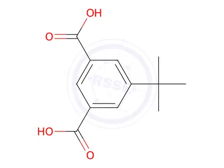 Chemical structure of 5-tert-Butyl-isophthalic acid