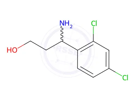 Chemical structure of 3-Amino-3-(2,4-dichloro-phenyl)-propan-1-ol