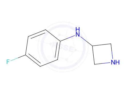 Chemical structure of N-(4-fluorophenyl)azetidin-3-amine