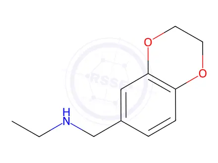 Chemical structure of N-((2,3-Dihydrobenzo[b][1,4]dioxin-6-yl)methyl)ethanamine
