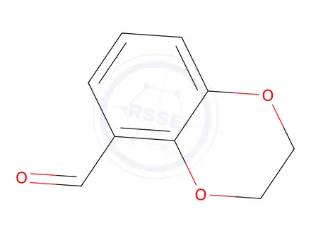 Chemical structure of 2,3-dihydrobenzo[b][1,4]dioxine-5-carbaldehyde