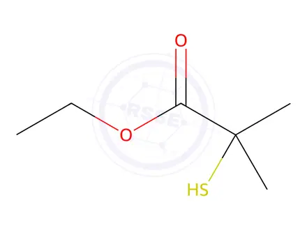 Chemical structure of Ethyl 2-mercapto-2-methylpropionate