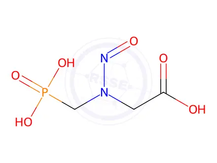 Chemical structure of Glyphosate-N-nitroso