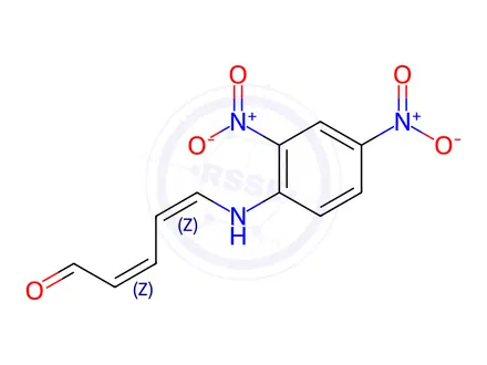 Chemical structure of 5-((2,4-dinitrophenyl)amino)penta-2,4-dienal