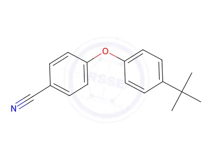 Chemical structure of 4-[4-(tert-Butyl)phenoxy]benzenecarbonitrile