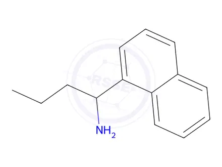 Chemical structure of 1-(Naphthalen-1-yl)butan-1-amine