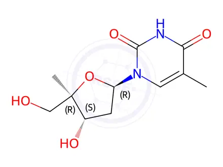 Chemical structure of Telbivudine Impurity 108