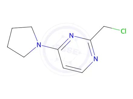 Chemical structure of 2-(Chloromethyl)-4-(pyrrolidin-1-yl)pyrimidine