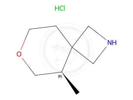 Chemical structure of (R)-5-methyl-7-oxa-2-azaspiro[3.5]Nonane hydrochloride