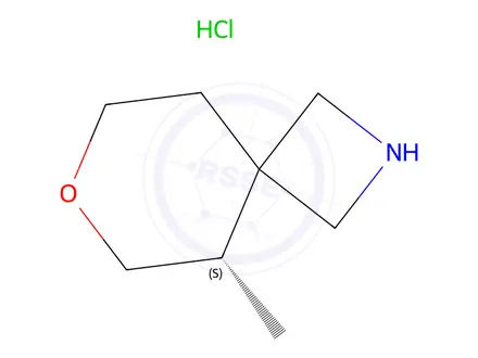 Chemical structure of (S)-5-methyl-7-oxa-2-azaspiro[3.5]Nonane hydrochloride