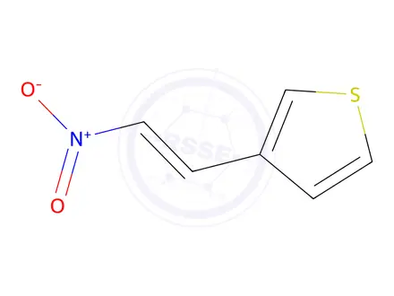 Chemical structure of 3-(2-nitrovinyl)thiophene