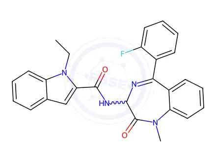 Chemical structure of Devazepide Impurity 43
