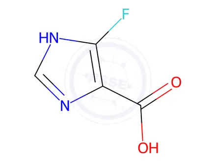 Chemical structure of 4-fluoro-1H-imidazole-5-carboxylic acid