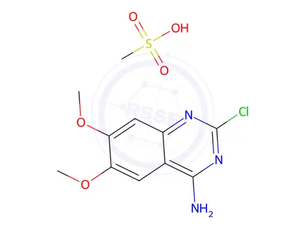 Chemical structure of Doxazosin Mesylate-Impurity F (Mesylate Salt)