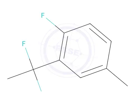 Chemical structure of 2-(1,1-Difluoroethyl)-1-fluoro-4-methylbenzene