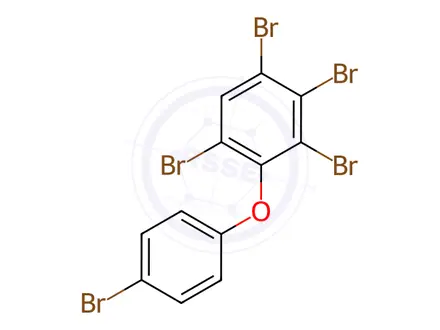 Chemical structure of 2,3,4,4',6-Pentabromodiphenyl Ether