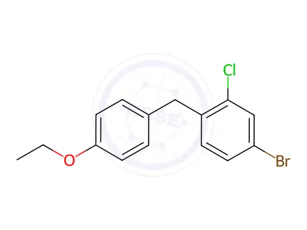Chemical structure of Dapagliflozin Impurity 62