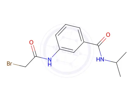 Chemical structure of 3-[(2-Bromoacetyl)amino]-N-isopropylbenzamide