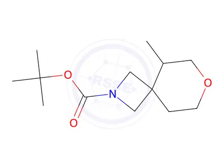 Chemical structure of Tert-butyl 5-methyl-7-oxa-2-azaspiro[3.5]Nonane-2-carboxylate