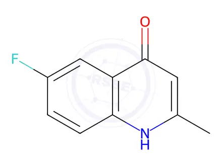 Chemical structure of 6-Fluoro-2-methylquinolin-4(1H)-one