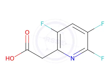 Chemical structure of (3,5,6-Trifluoropyridin-2-yl)acetic acid