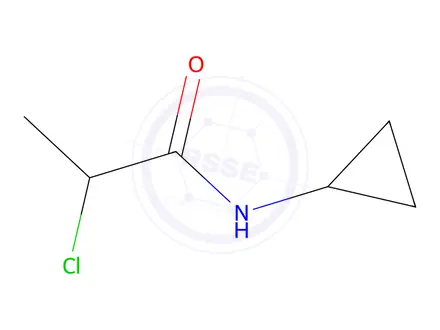 Chemical structure of 2-chloro-N-cyclopropylpropanamide