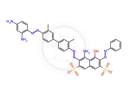 Chemical structure of Direct Black 154