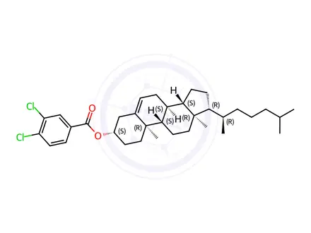 Chemical structure of Cholesteryl 3,4-dichlorobezoate