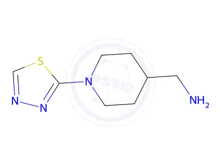 Chemical structure of (1-(1,3,4-Thiadiazol-2-yl)piperidin-4-yl)methanamine