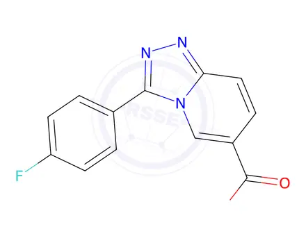 Chemical structure of 3-(4-Fluorophenyl)-[1,2,4]triazolo[4,3-a]pyridine-6-carboxylic acid