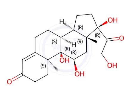 Chemical structure of Hydrocortisone Impurity 21