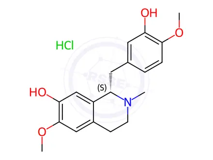 Chemical structure of Reticuline Hydrochloride Salt