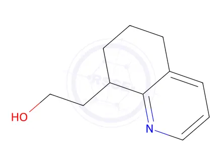 Chemical structure of 2-(5,6,7,8-Tetrahydroquinolin-8-yl)ethan-1-ol