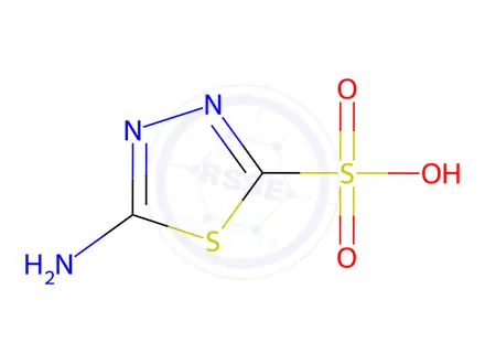 Chemical structure of Acetazolamide Impurity 23