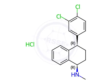 Chemical structure of Sertraline EP Impurity G HCl