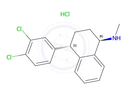 Chemical structure of Sertraline EP Impurity A HCl (1R,4S-Isomer)