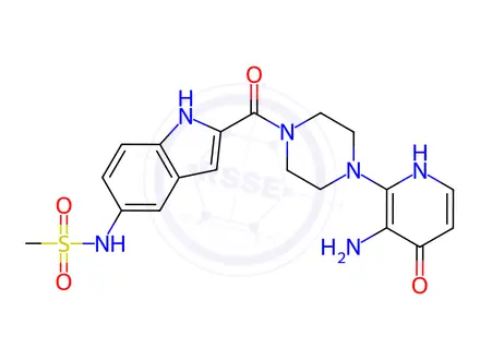 Chemical structure of Delavirdine Impurity 14