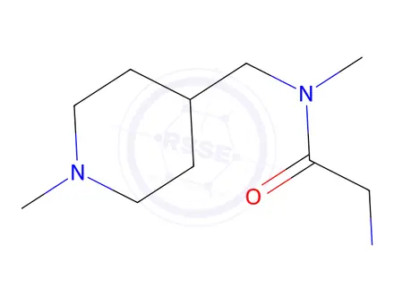 Chemical structure of 2-Amino-N-methyl-N-((1-methylpiperidin-4-yl)methyl)acetamide