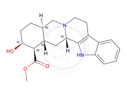 Chemical structure of 17alpha-Hydroxy-yohimban-16alpha-carboxylic Acid Methyl Ester